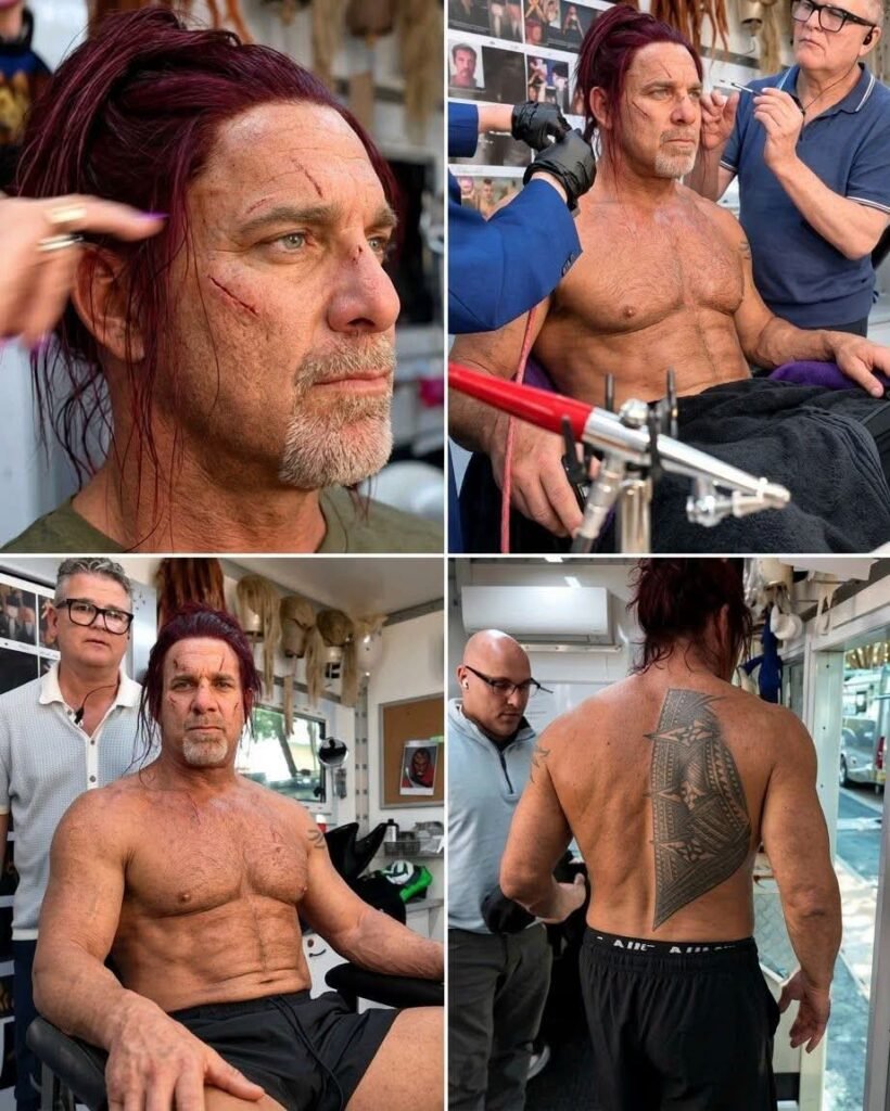 Behind the Scenes: A Legendary Wrestling Transformation That Brings an Iconic Character to Life! 💪🎬